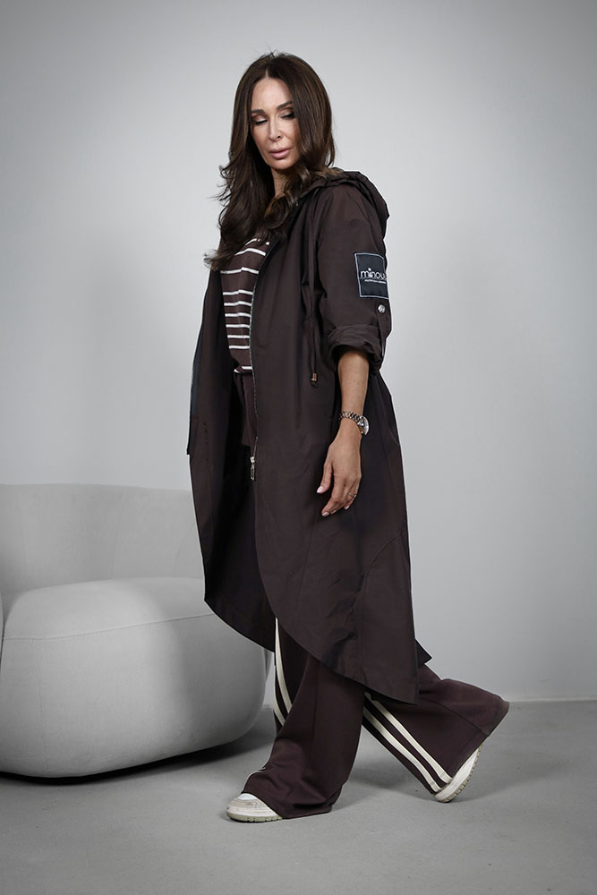 Women's parka Dalia chocolate